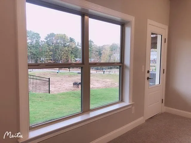 First floor in-law suite window over look the yard