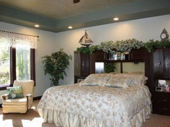 Main floor master suite with a lovely view of the lake and a fabulous master bath!