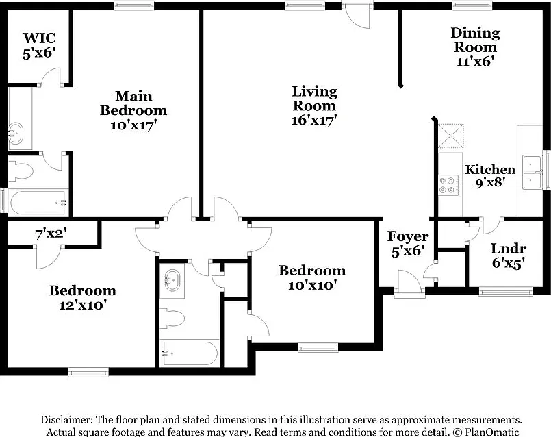 3 bed, 2.0 bath, 1231 sqft, $1,660 — Photo 2