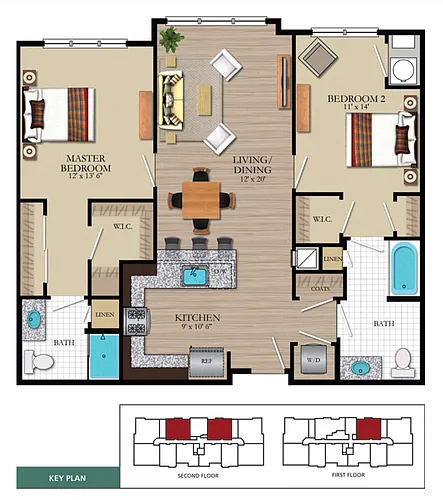 Floor plan Collins