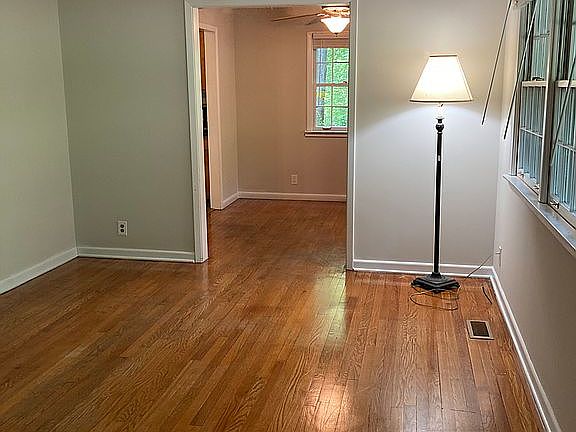 Living room into dining 