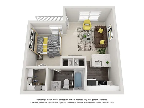 Floor plan Studio