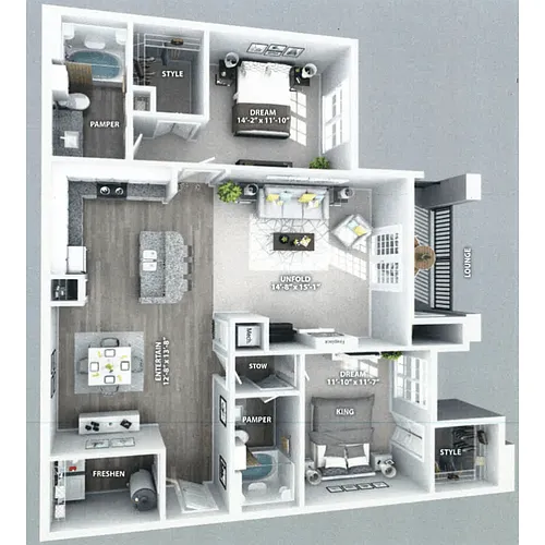 Floor plan Laurel Oak