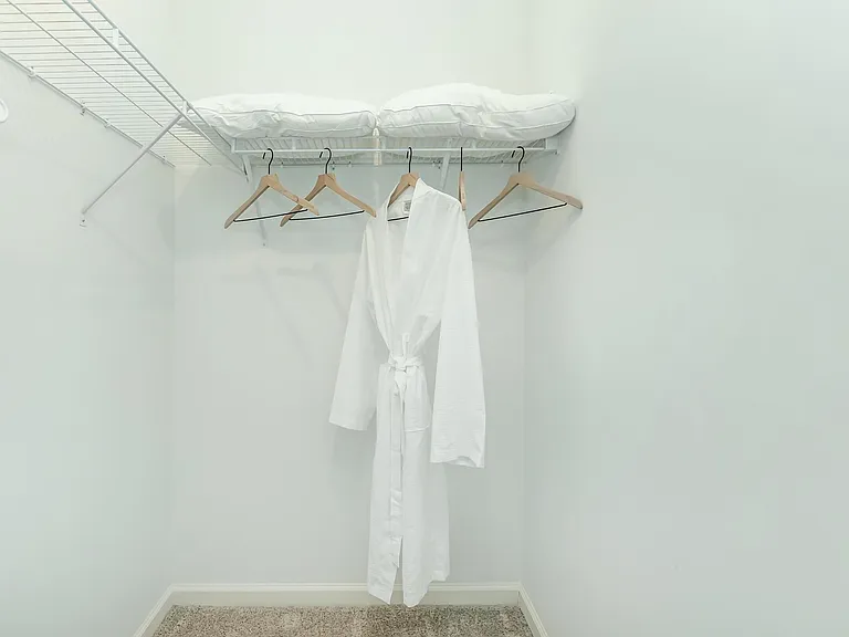 SPACIOUS CLOSETS