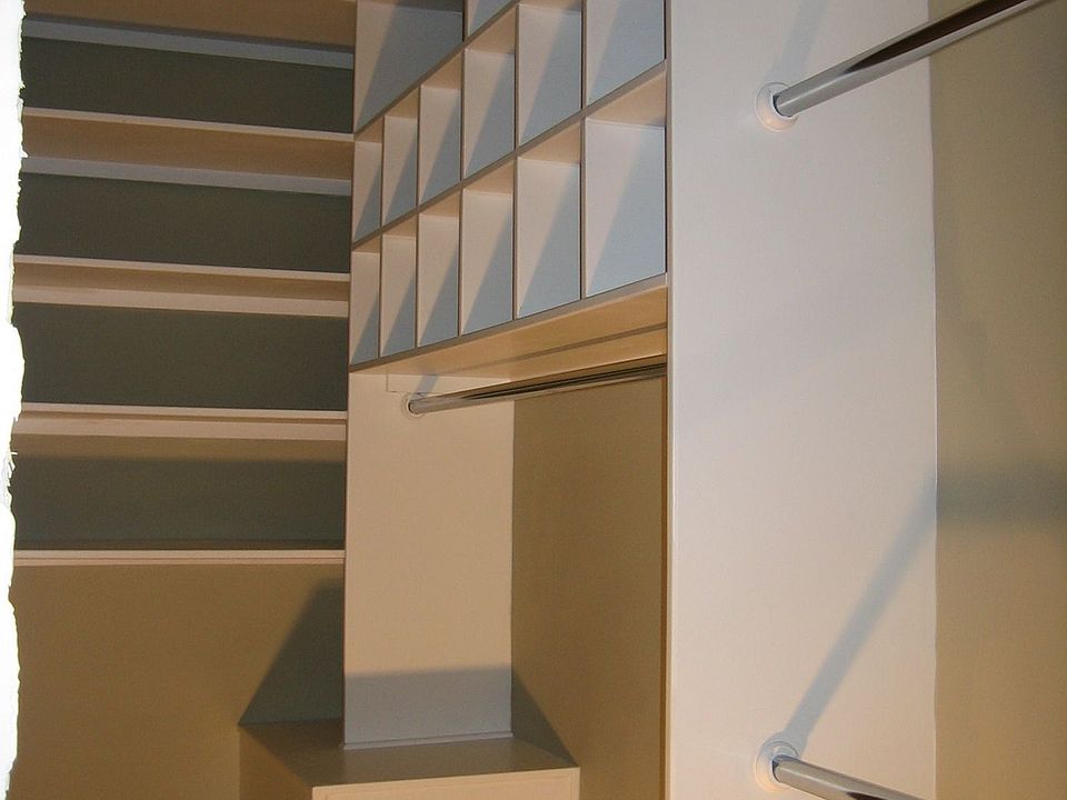 1 of 2 master walk-in closet