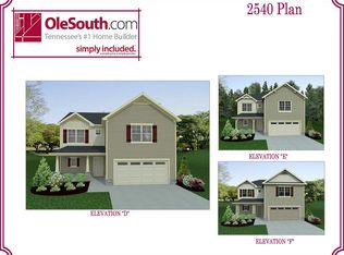 2540 Elevation DEF Plan, Salem Landing, Murfreesboro, TN 37128