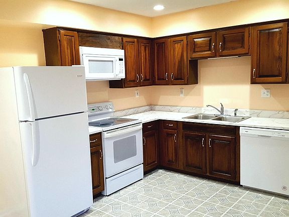 Brand new dishwasher, brand new microwave, and refrigerator included.