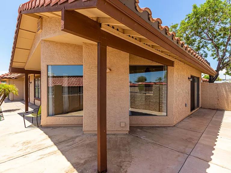 No Maintenance Patio Area