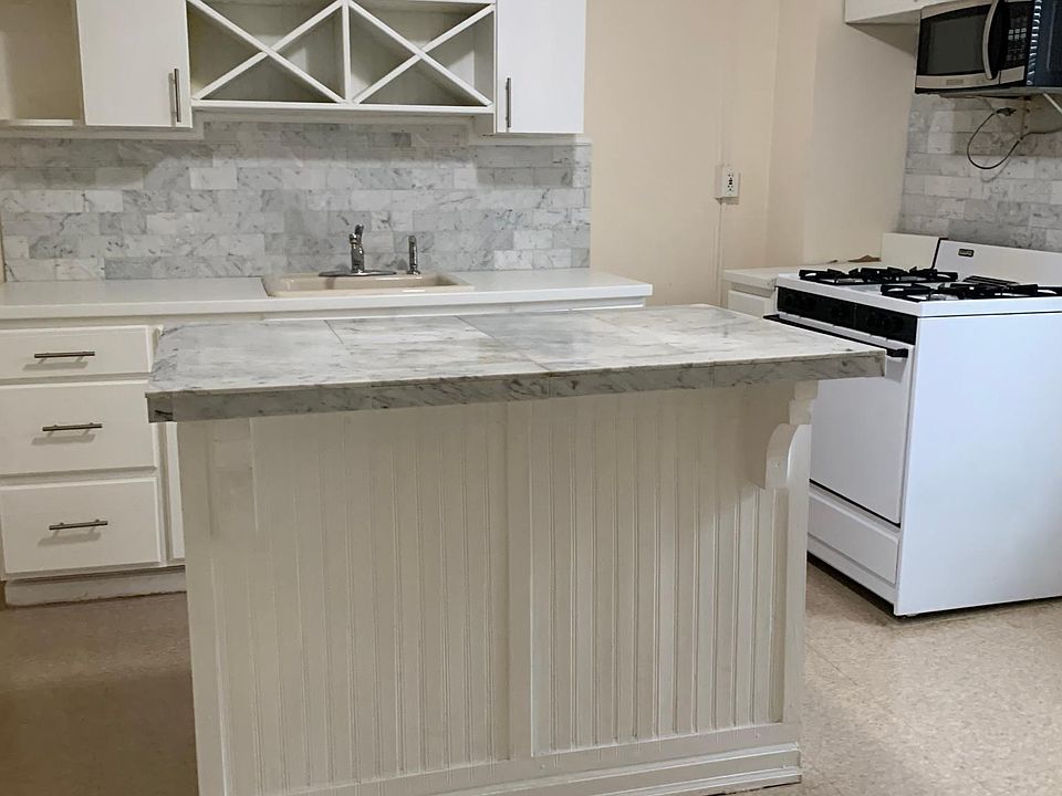 Kitchen, view from living room.