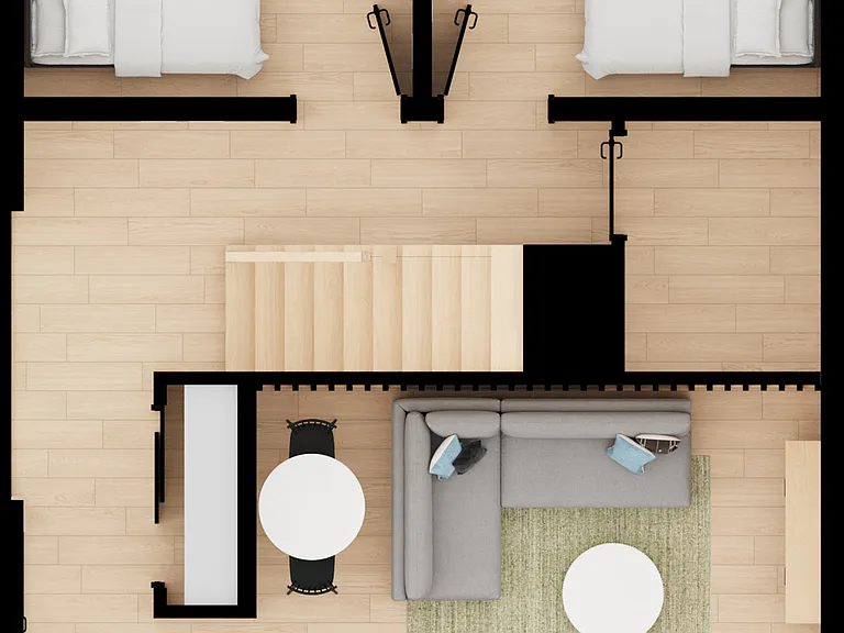 Level 1 Floor Plan (1,080sf)