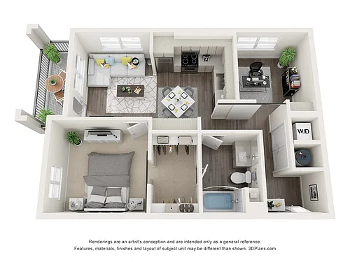 Floor plan A4 + Den