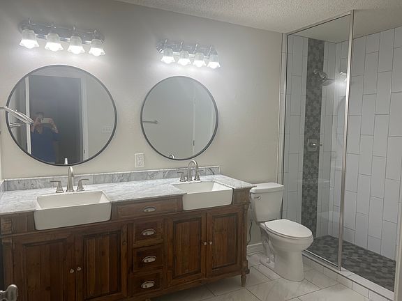 Master bath double vanity
