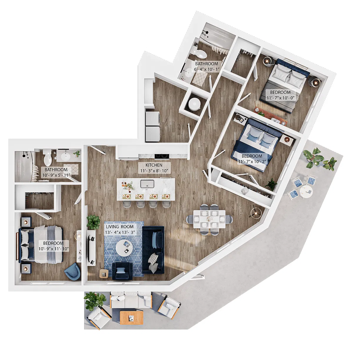 Floor plan D1