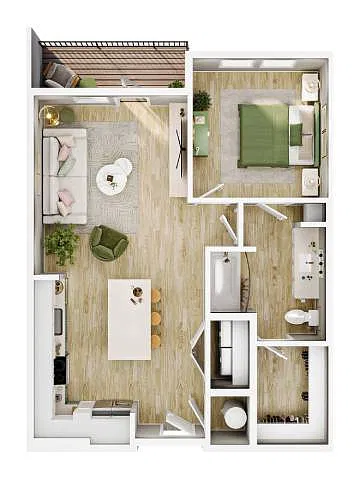 Floor plan A1C