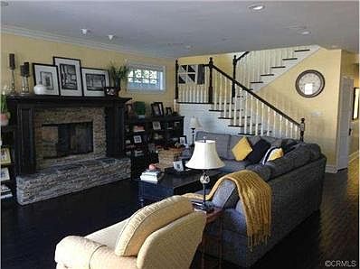 Family room-french doors on left that open to pool area