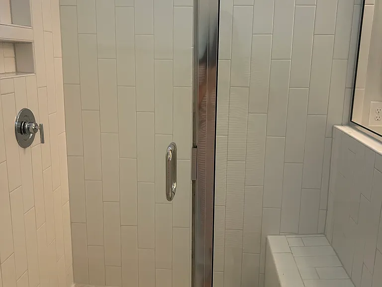 Primary shower.