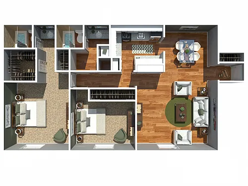 Floor plan 2 Bedroom