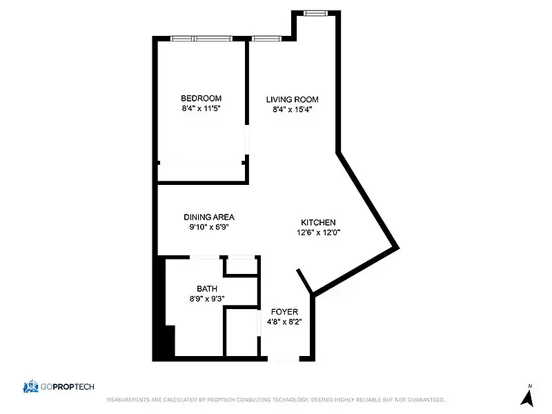 Floor plan 1BD1
