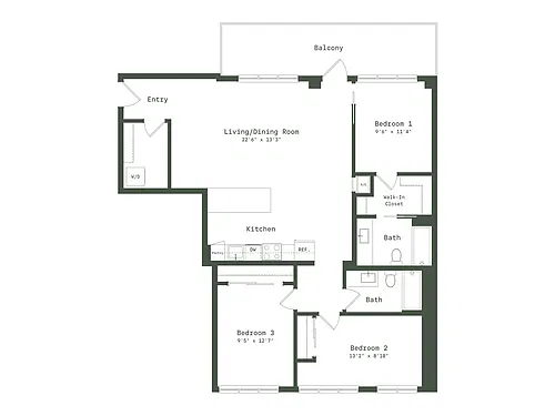 Floor plan PE1