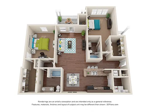 Floor plan Dawson