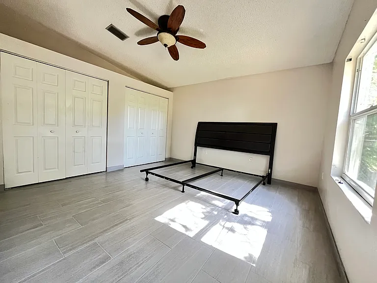 Master bedroom with plenty of closet