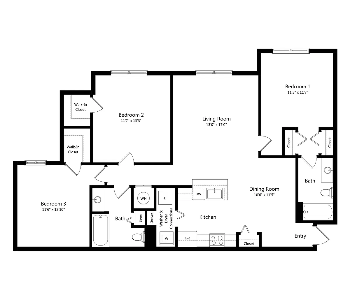 Floor plan THE CYPRESS