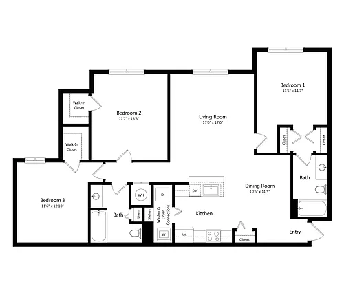 Floor plan THE CYPRESS