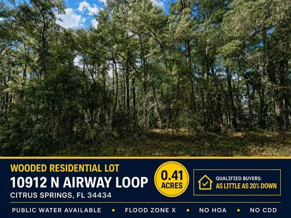 10912 N AIRWAY LOOP LOT 14, CITRUS SPRINGS, FL 34434