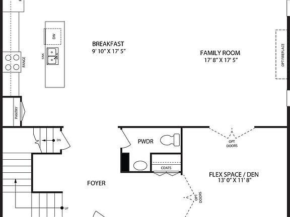 Elevation A - 1st Floor