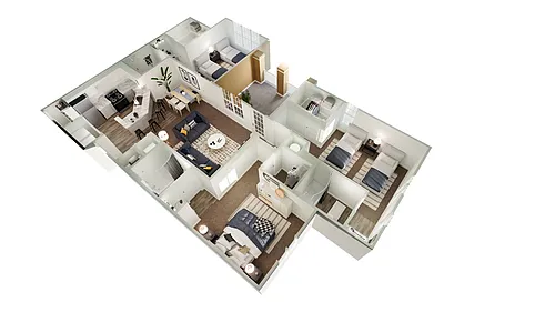 Floor plan C2 Renovated