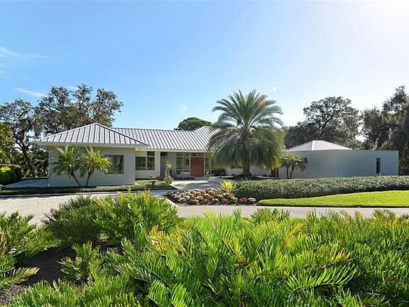 Front Yard with circular driveway