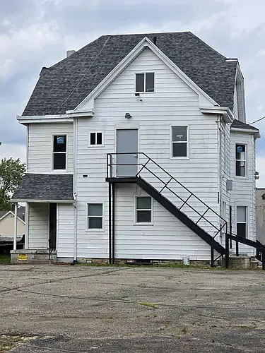 Outside of Building. Apartment located on second floor.