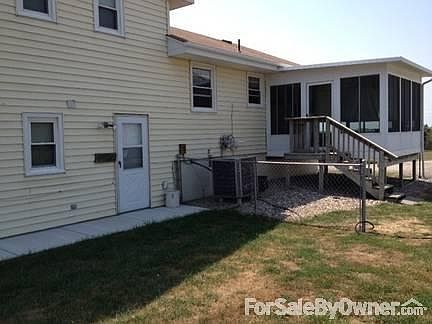 Back view of the house