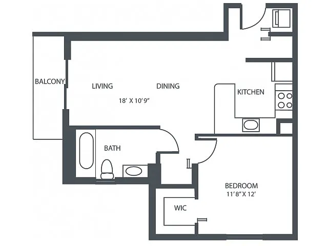 Floor plan Model W