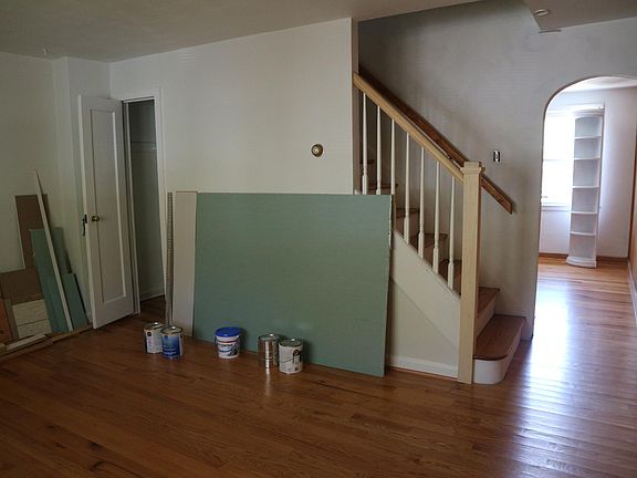Living room into dining room