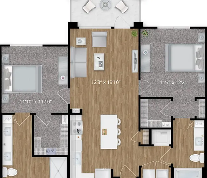 Explore the elegant design of this contemporary condo, crafted for modern living. Explore the elegant design of this contemporary condo, crafted for modern living.