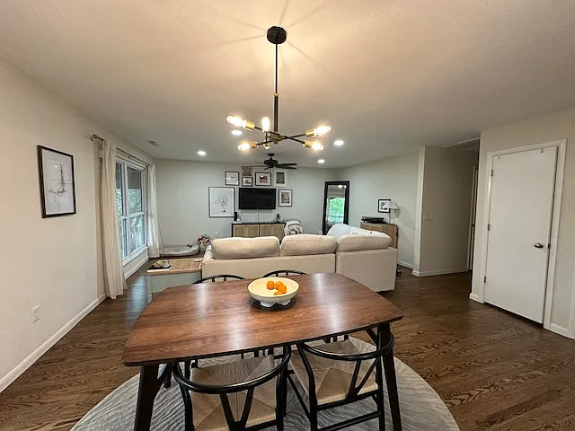 Dining and Living Room are open and inviting - 1333 N Stephens Ave