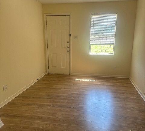 living room - new wood floor
