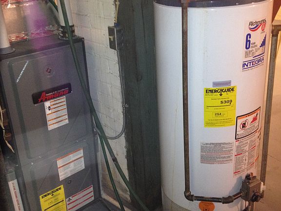 new furnace /water heater 