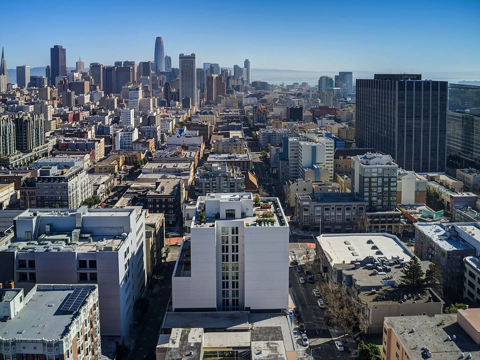 Aerial view of Vance roof top in San Francisco, CA.
