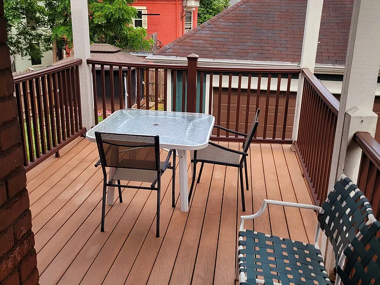 Deck off the kitchen