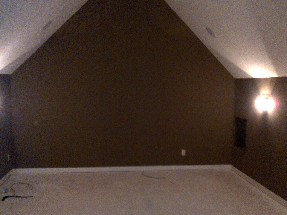 Media room- stadium seating!