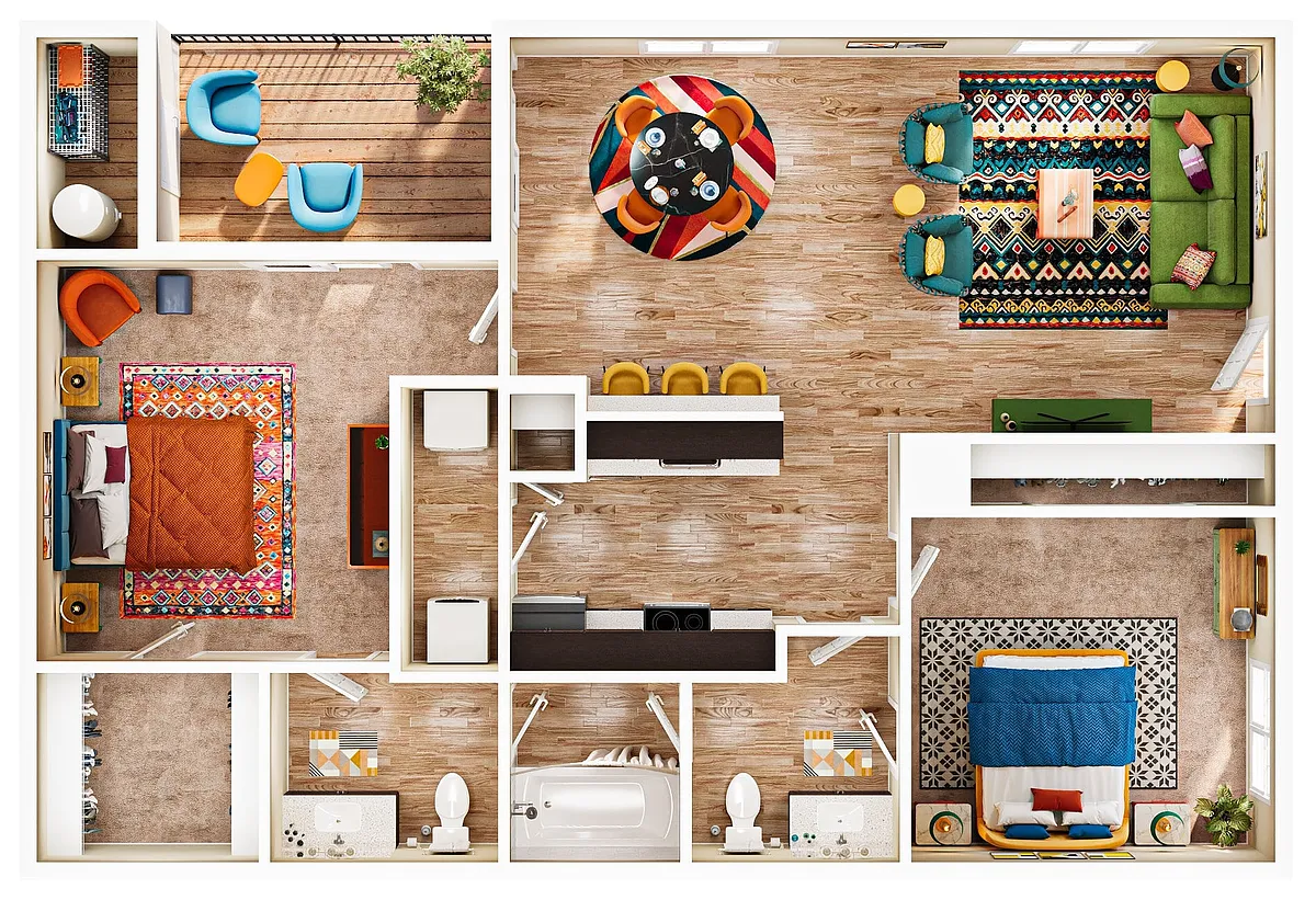 Floor plan B1