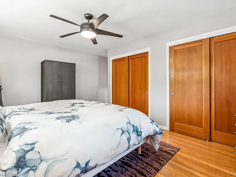Double closets in Primary Bedroom