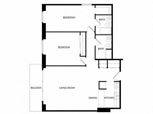 Floor plan Towers Two
