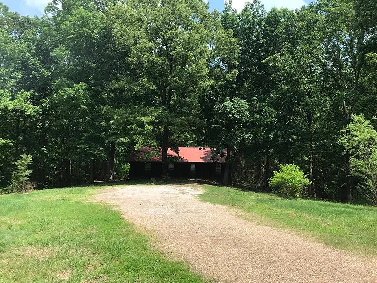 Front yard and view from the county road.