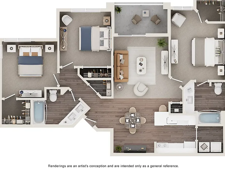C3 | 3 Beds 2 Baths | The Orchards at Cherry Creek Park Apartments | Centennial, CO C3 | 3 Beds 2 Baths | The Orchards at Cherry Creek Park Apartments | Centennial, CO