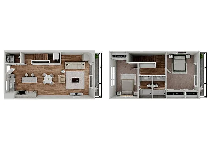 Floor plan B06T Townhome
