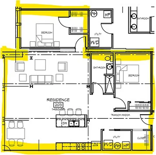 Floor plan 303