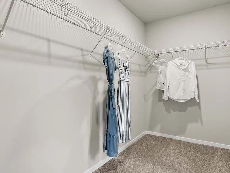 Master bedroom walk-in closet.